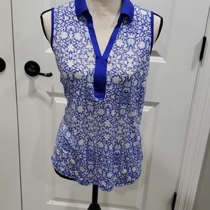 Floral sleeveless top